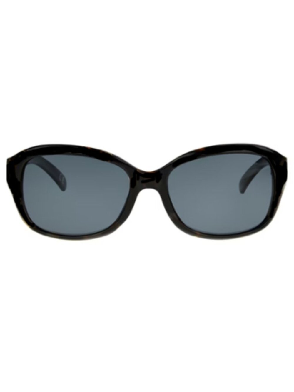Foster Grant Women's Oversized Polarized Retangular Sunglasseses in Black